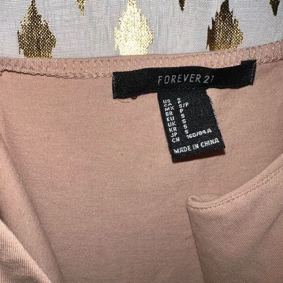 Nude low cut corset style bodysuit size S - Picture 4 of 4